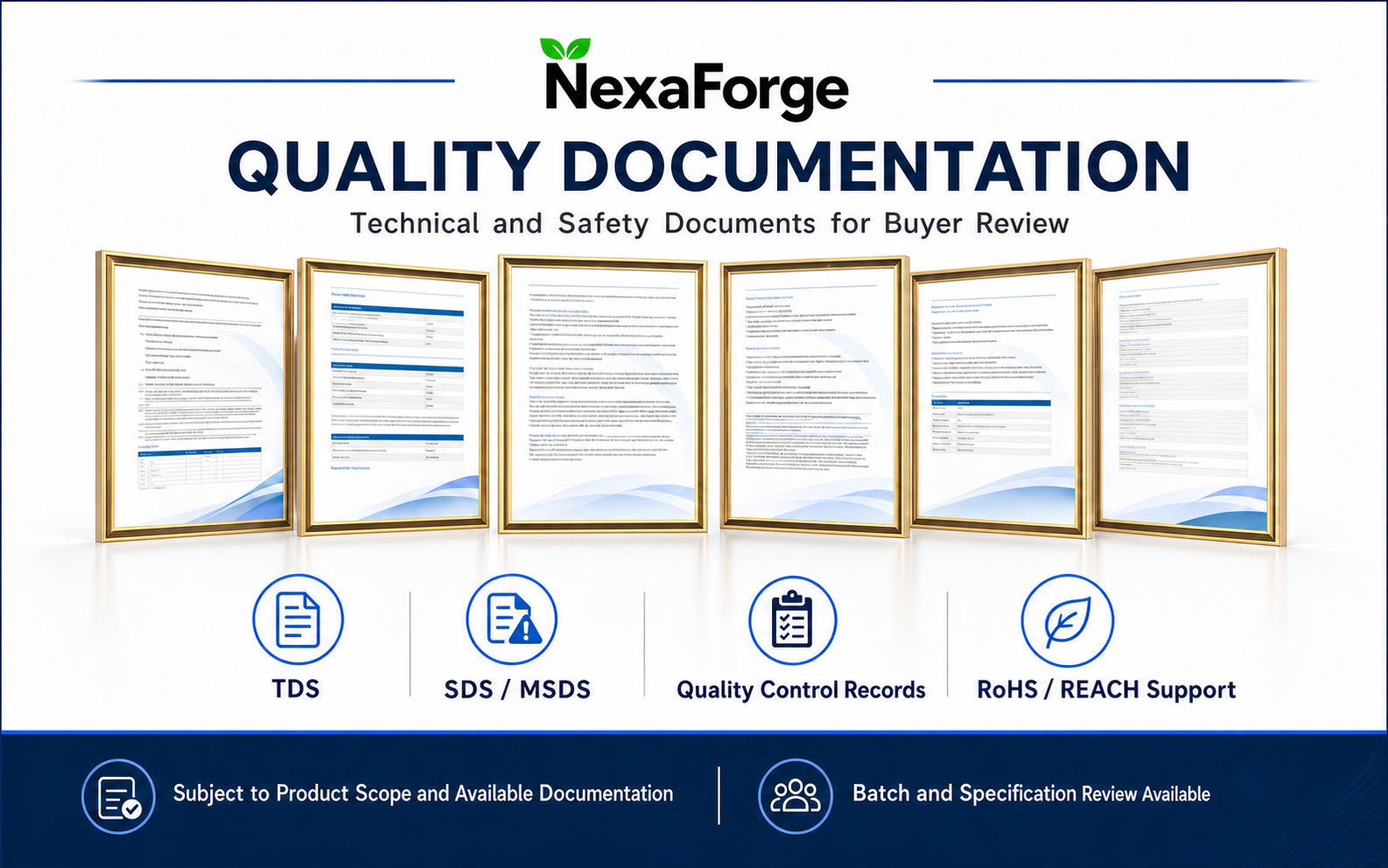 NexaForge technical safety and quality documentation